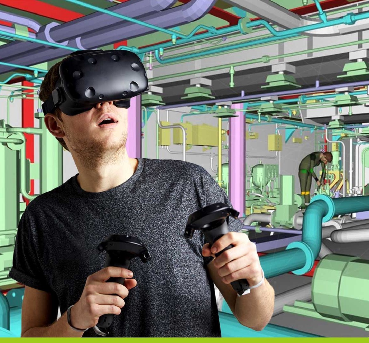 Vr примеры. Виртуальная реальность в промышленности. Тренажер виртуальной реальности. Проектирование в виртуальной реальности. Очки виртуальной реальности в промышленности.